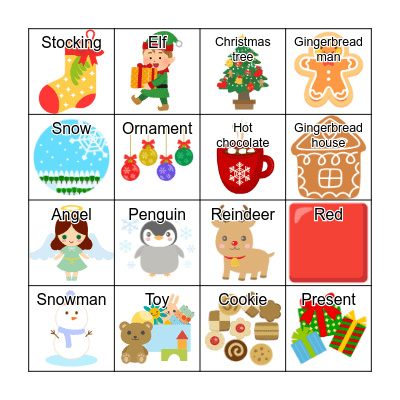 Christmas Bingo Card