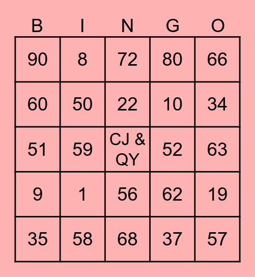 IT'S TIME TO HUAT! Bingo Card