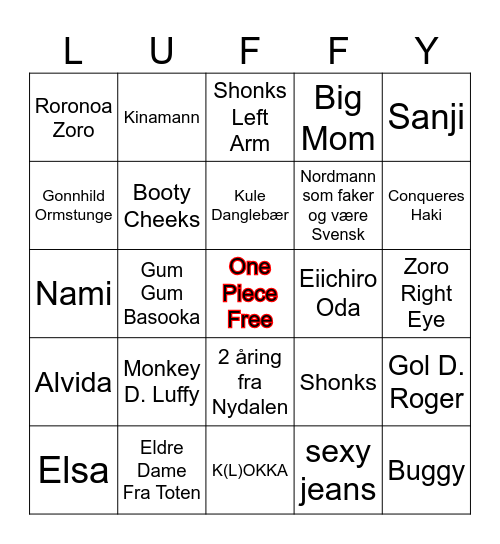 bingo.fun Bingo Card