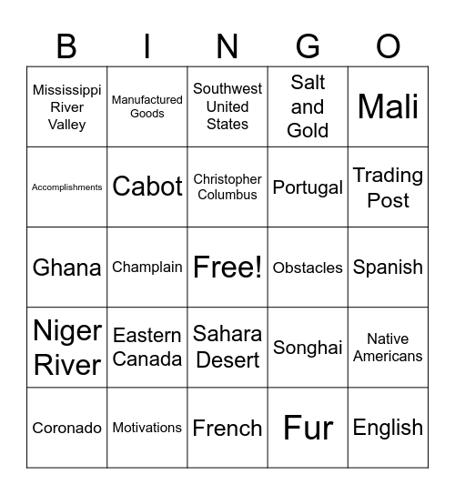 USI.4 Bingo Card