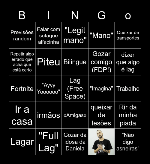 Bingo do Gui Bingo Card