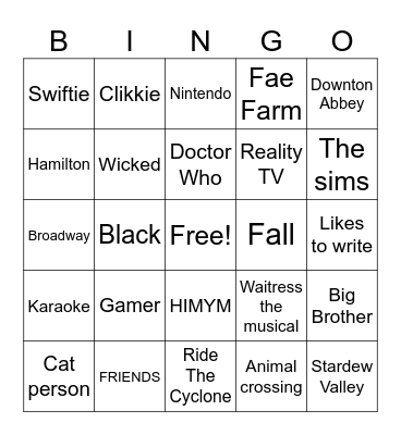 Klaud Bingo Card