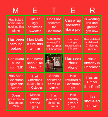 ERP Pro Christmas Party Bingo Card