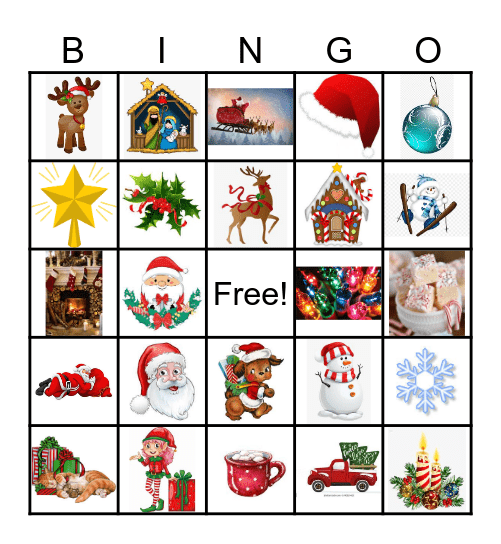 Christmas Bingo 2.2 Bingo Card