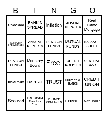 BINGO BONANZA Bingo Card