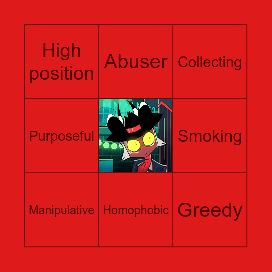 Crimson-kinnie bingo Card