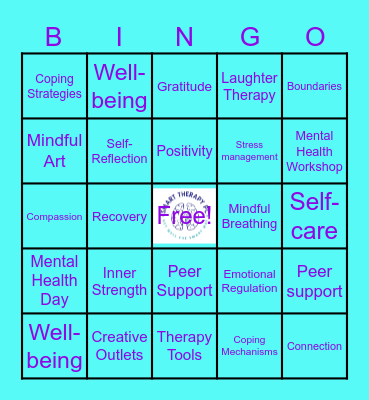 Smart Therapy Bingo Card