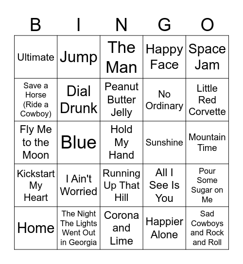 Bday Bingo 1 Bingo Card