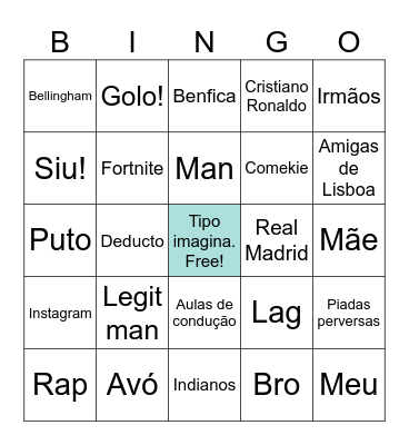 Gui (gay) Bingo Card