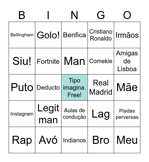 Gui (gay) Bingo Card