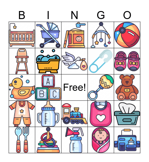Baby Bingo Card