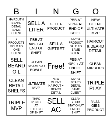 CHRISTMAS Bingo Card