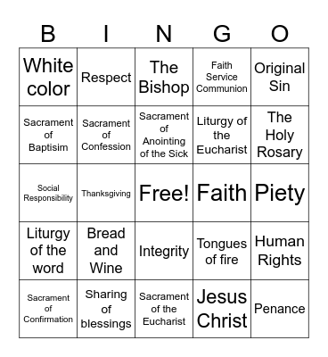 CL G5 Bingo Fest Bingo Card