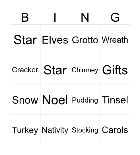 Home Claims 12 Days of Christmas Bingo Card