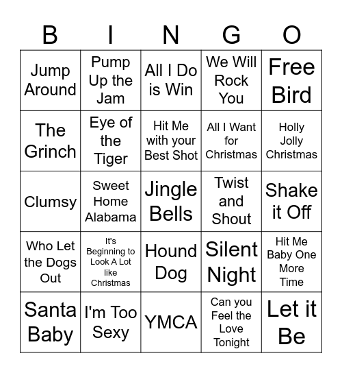 BETA Holiday Bingo! Bingo Card