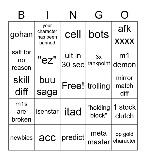 aba bingo Card