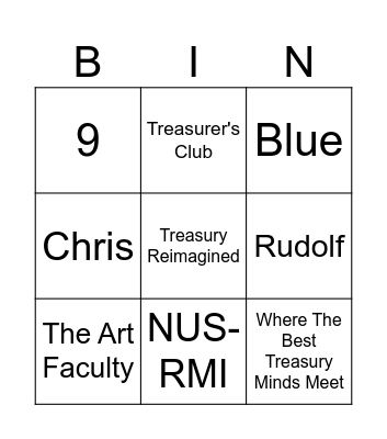 ACTS Bingo! Bingo Card