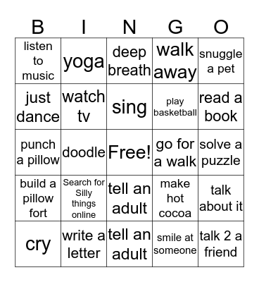 Let's Cope Bingo! Bingo Card