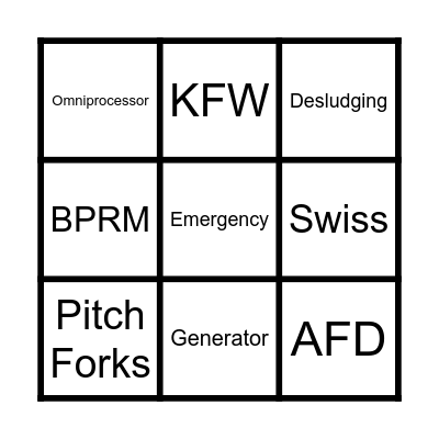 WASH Review 2023 Bingo Card