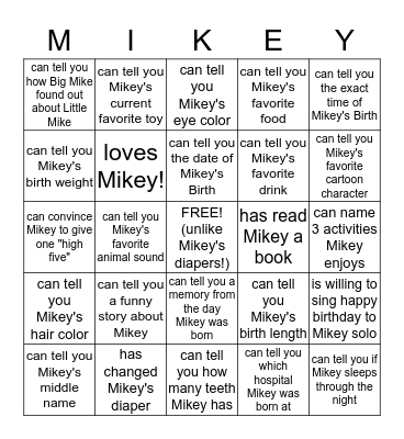 Find Someone Who... Bingo Card