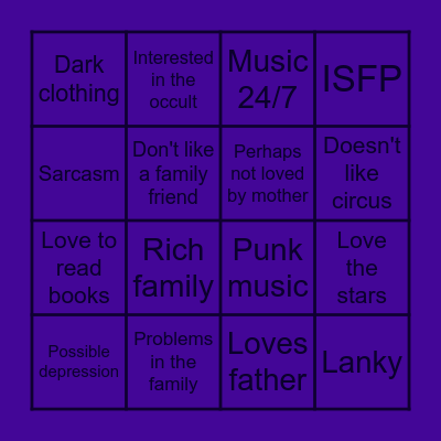 Octavia-kinnie Bingo Card