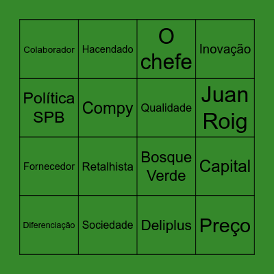 Mercadona Bingo Card