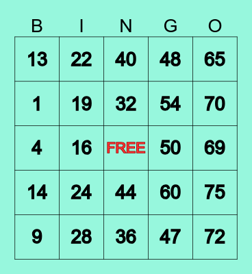 MAYORES, JELAICA MAE J Bingo Card