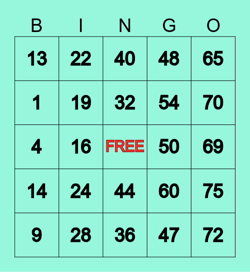 MAYORES, JELAICA MAE J Bingo Card