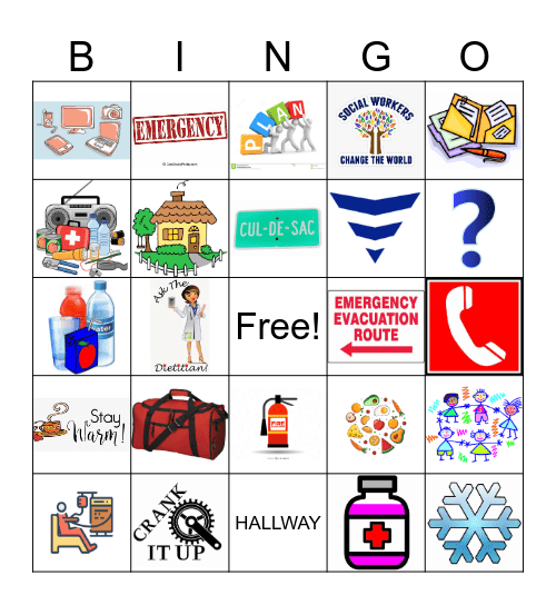 ER Bingo Card