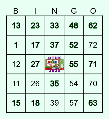 GTUK’s Christmas BINGO Bonanza 2023 Bingo Card