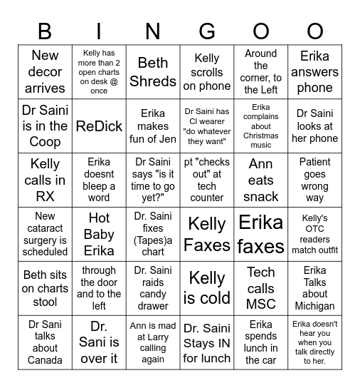 The rest of us.... Bingo Card