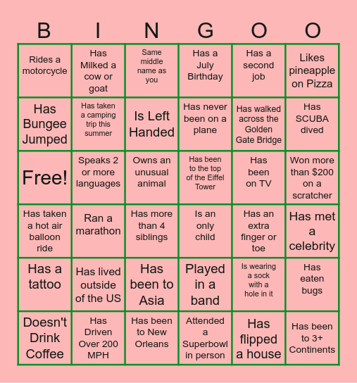 HAPPY HOLIDAYS TO OUR AMAZING CONTRACT PARTNERS! Bingo Card