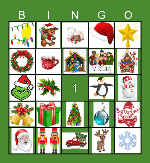 Christmas Bingo Card