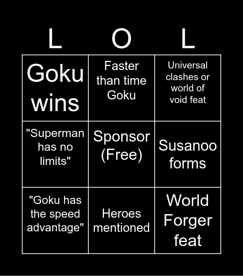 Lod Bingo Card