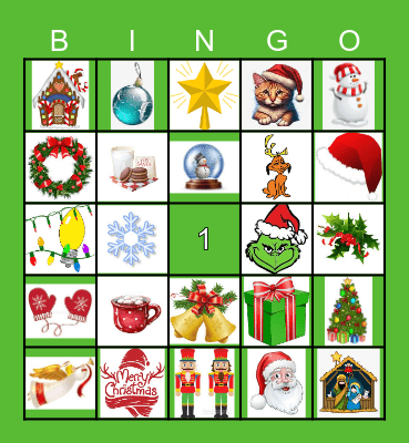 Christmas Bingo Card