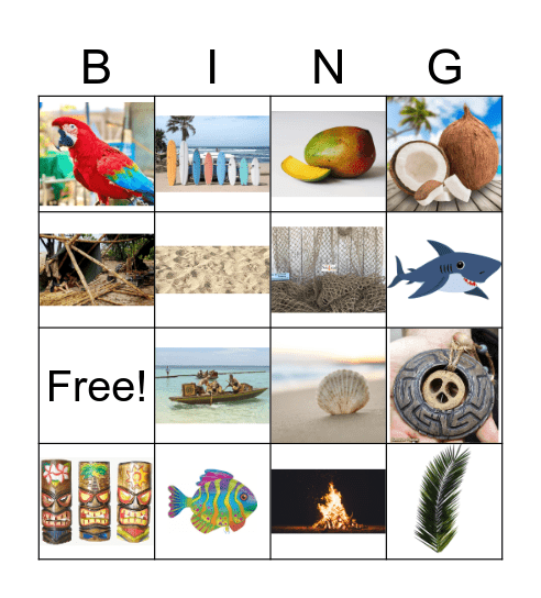 Survivor Bingo Card