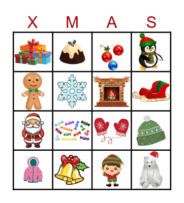 Christmas Bingo Card
