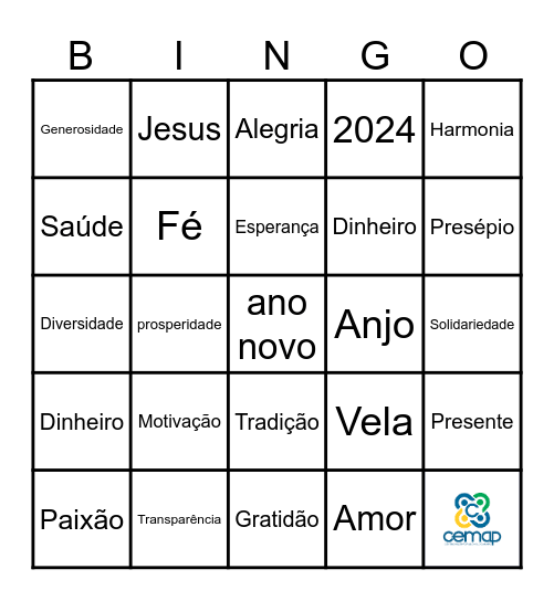 BINGO CEMAP Bingo Card