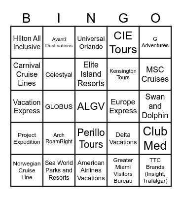 KeyCon 2023 Vendor Fair BINGO Card