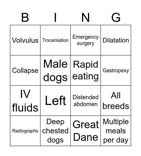Bloat Buster Bingo! Bingo Card