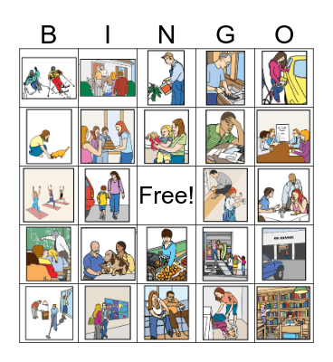 EVERYDAY ACTIVITIES Bingo Card