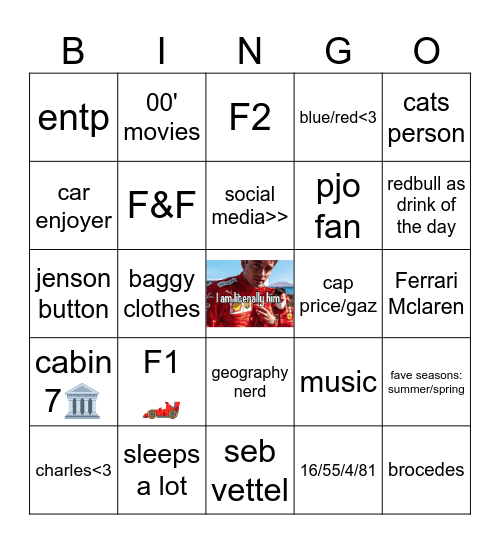 matillei's Bingo Card