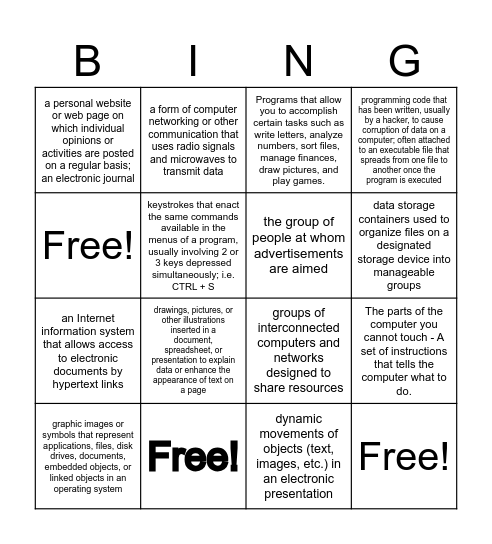 English Time ( Make Your own application ) Bingo Card