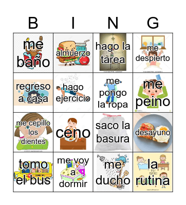 Loteria Bingo Card