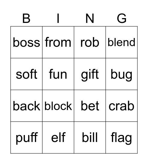 Bingo Game-f&b Bingo Card