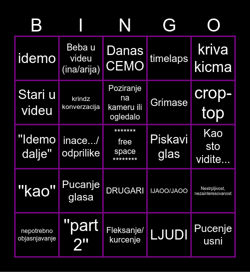 Nadja Brkic Bingo Card