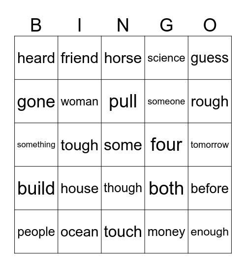 93 Bingo Card