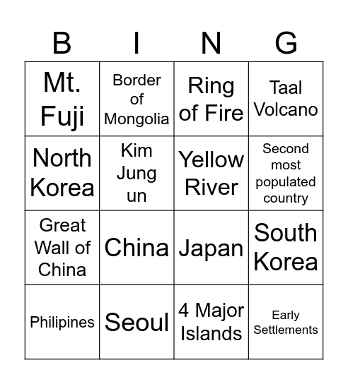 Isabella Salas Bingo Card