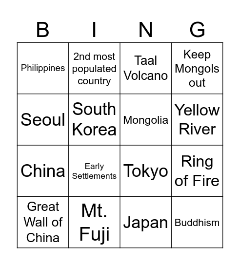 Christina Contreras Bingo Card