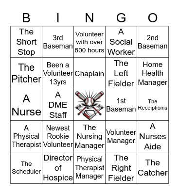 MEET THE TEAM Bingo Card